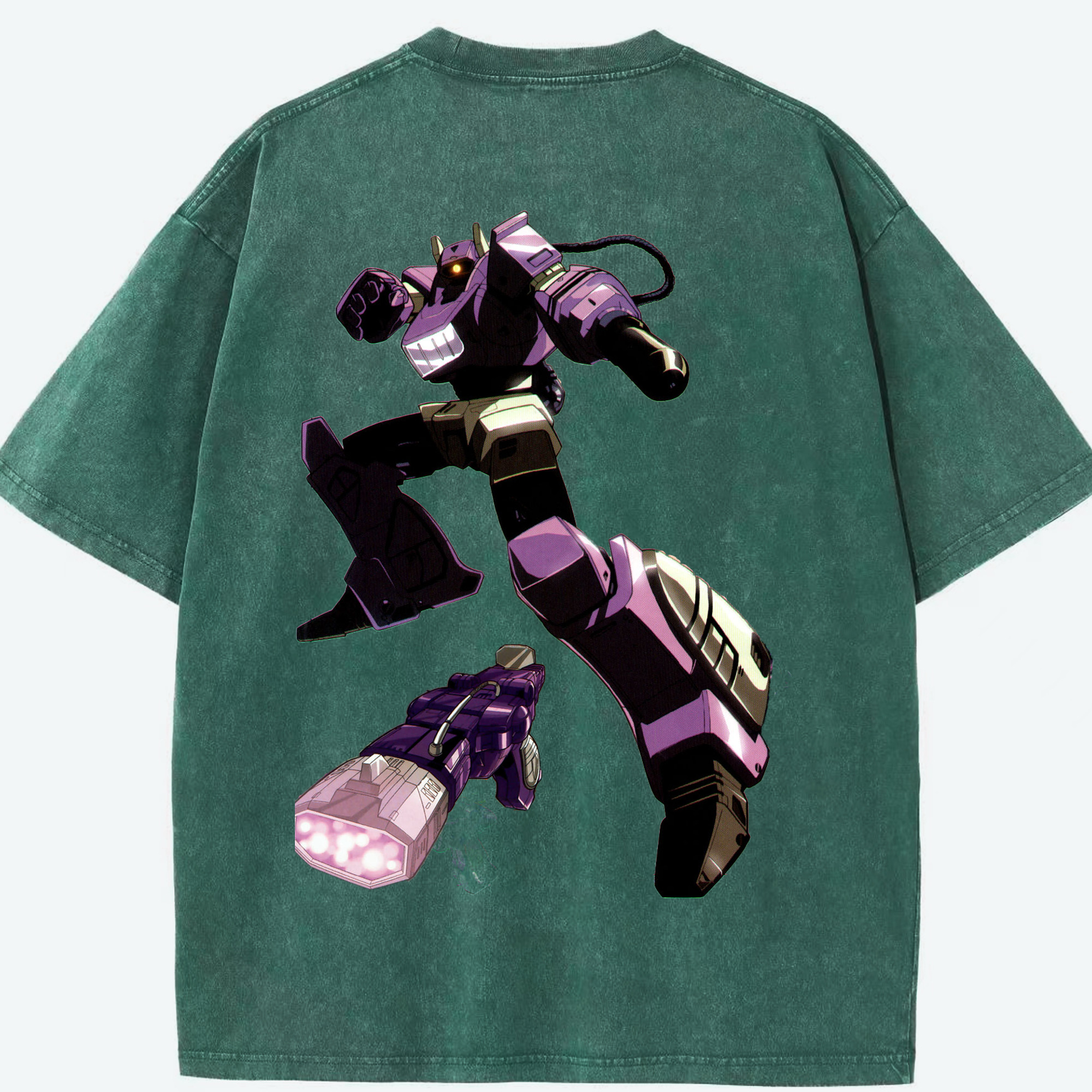 （画像用）  綿100% ヴィンテージ風 半袖Tシャツ（背面プリント）
